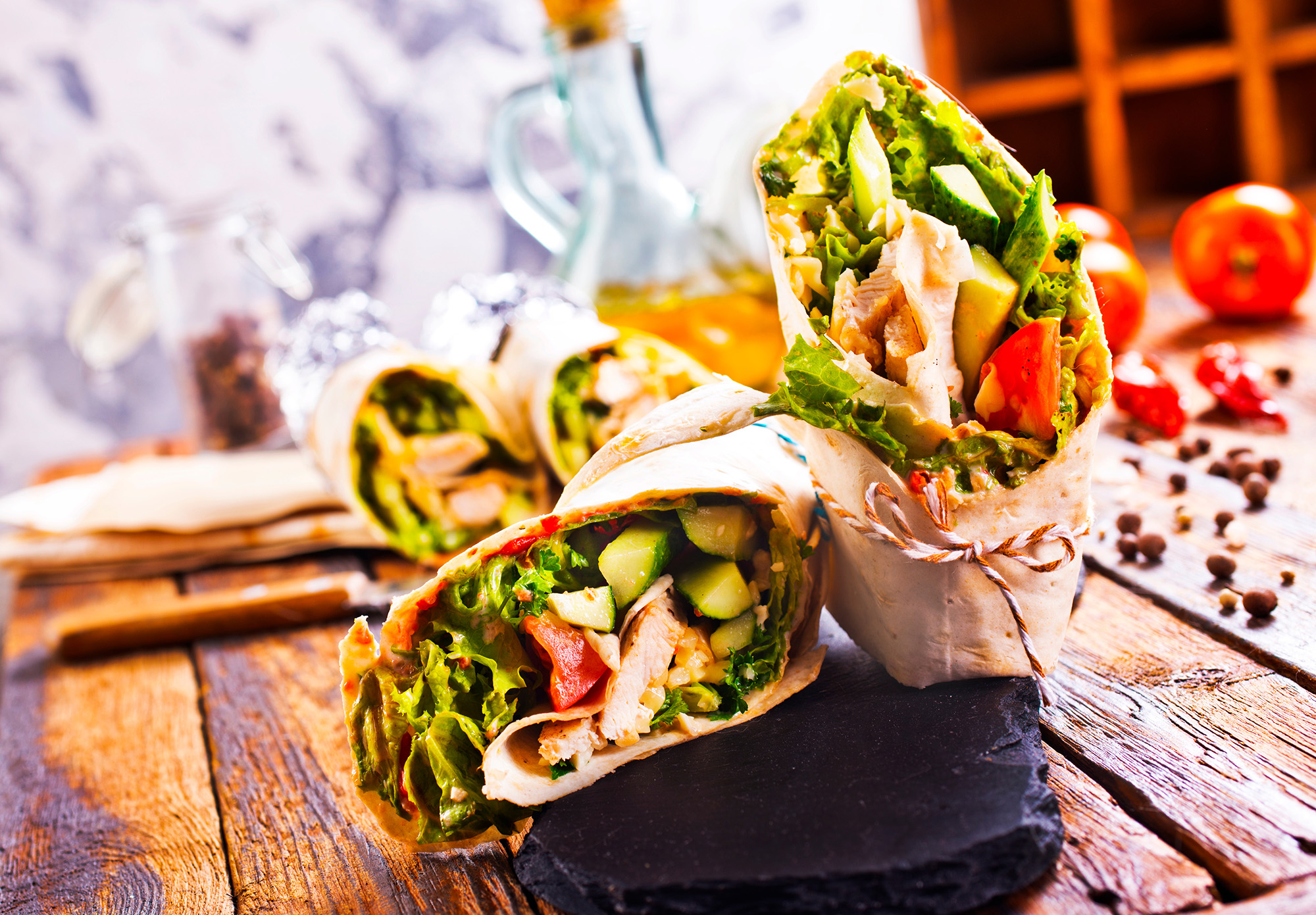 Vegan: Wraps + Eintopf