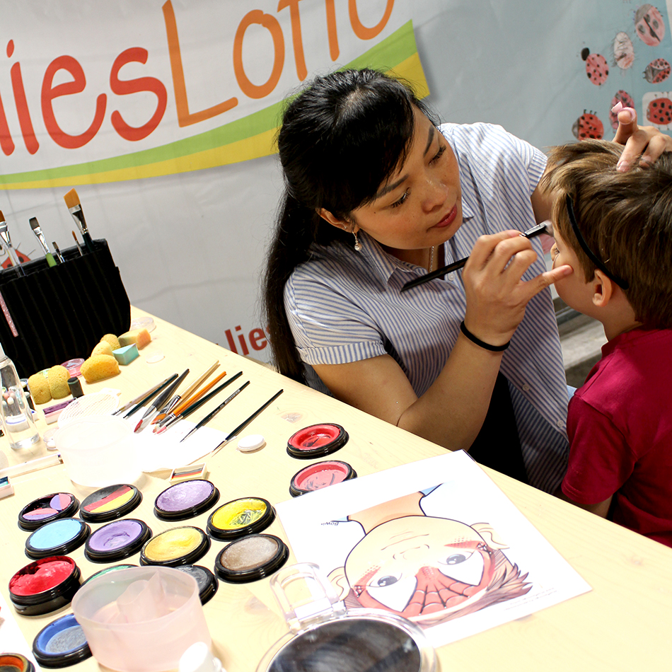 liesLotte Kinderfestival Kinderschminken